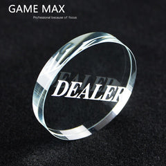 Acrylic Transparent Crystal Dealer Cat Poker Accessory