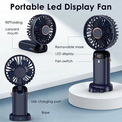 USB Rechargeable Neck Hanging Fan