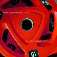 JS-DB0015 Color Rubber-Coated Weight Plates for Barbells