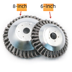 6-Inch 8-Inch Steel Wire Weeding Wheel Accessories
