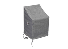 Premium Heavy-Duty Small Chair Cover - 3-Layer Water & UV-Resistant, Platinum Series, 25.5"W x 28"D x 29''/42"H for Outdoor Patio Furniture