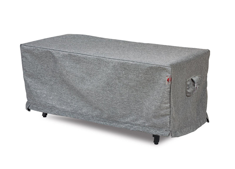 Premium Heavy-Duty Rectangular Fire Table Cover - 3-Layer Water & UV-Resistant, Platinum Series, 53