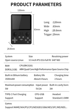 RGB20s Home Game Console HD Nostalgic Retro