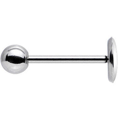 Ganja Leaf Glow in the Dark Logo Stainless Steel Barbell Tongue Ring