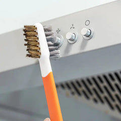 1pc Range Hood Plastic Cleaning Brush and Metal Scrubber