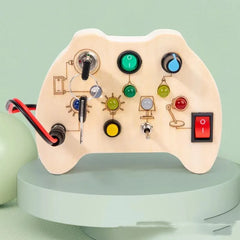 Children's Early Education Wooden LED Lamp Socket