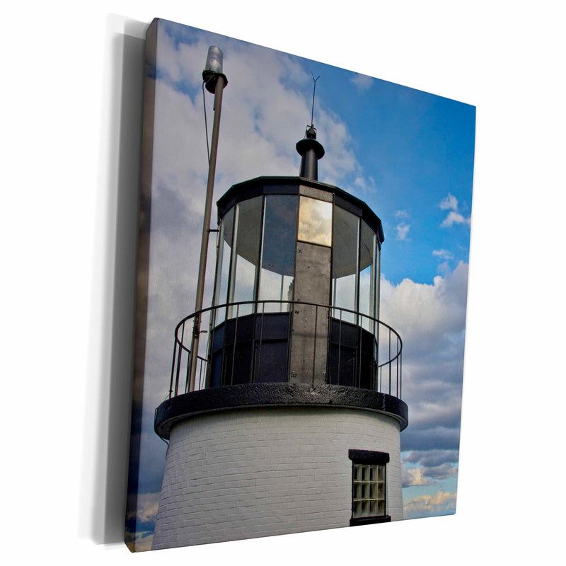 3dRose Beacon, Owls Head Lighthouse, Owls Head, Maine, New... - Museum Grade Canvas Wrap (cw_251077)