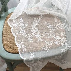 Korean Lace Sheer Curtain with Wave Design (Wholesale)