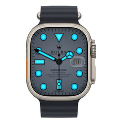 HK8 Pro Max Smartwatch with AMOLED Screen and Bluetooth
