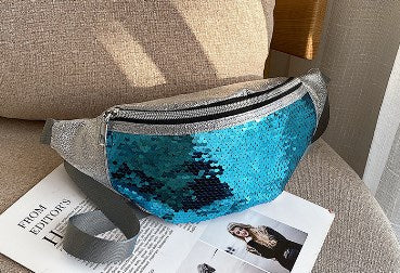 Korean Mini Sequin Shoulder Fanny Pack for Kids