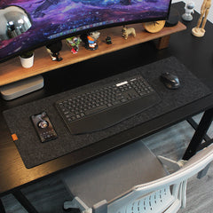 Extra Large Thick Felt Mouse Pad for Office Use