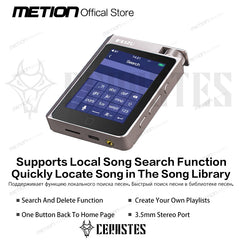 HiFi Lossless Music MP3 Player with Bluetooth 5.0