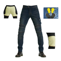 Men's Drop-Resistant Multi-Pocket Biker Pants