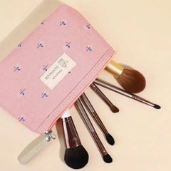 Waterproof Makeup Bag for Cute Girls - Spacious Travel Case
