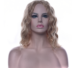 Black Short Curly Wig, High-Temperature Fiber Cosplay