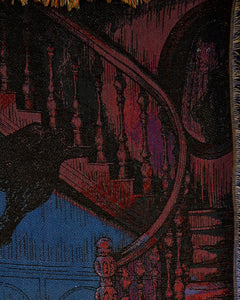 Inheritance - Haunted House Woven Blanket