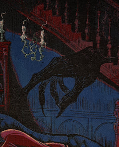 Inheritance - Haunted House Woven Blanket