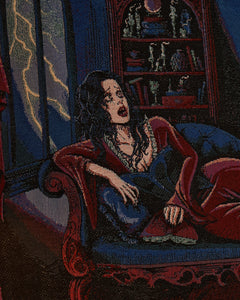 Inheritance - Haunted House Woven Blanket