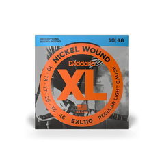D’Addario EXL110 XL Nickel Electric Guitar Strings – 10-46 Regular Light