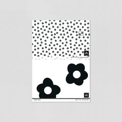 Daisy Dot (Black) Wallpaper
