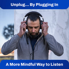 EMF Radiation-Free Air Tube Over-Ear Headphones