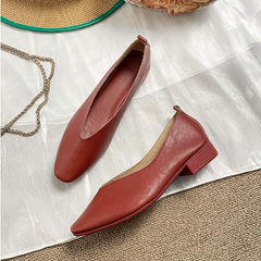 2020 Spring Women's Comfortable Soft Leather Flats