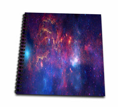 3dRose TDSwhite – Space Photos - Shining Stars Astronomy Science - Drawing Book