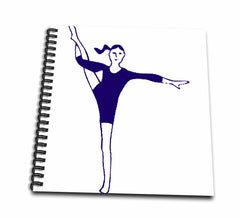 3dRose Gymnastics - The Gymnast - Drawing Books (db_3129)