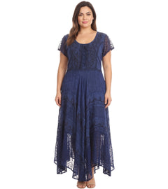 Sakkas Marigold Embroidered Fairy Dress