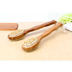 Quality Bamboo Double-Sided Massage Brush with Head