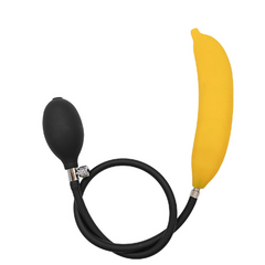 Silicone Inflatable Cucumber-Shaped Dildo Extension