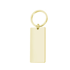 Stainless Steel Mirror Car Keychain - Multi-color Design