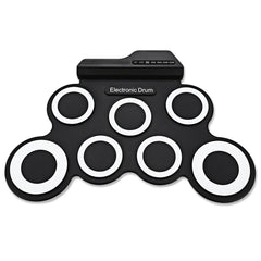 G3002 Portable Silicone 7 Pad Hand Roll Digital Drum Kit