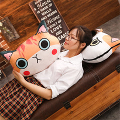 Cute Cartoon Cat Plush Pillow for Sofa (Large Size)