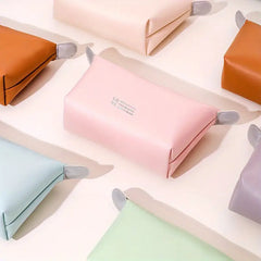 Dumpling Shape Waterproof Cosmetic Bag in Candy Color