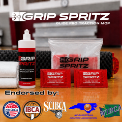 Grip Spritz Basketball Court Mop | Complete Court Cleaning System