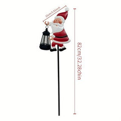 Solar-Powered Santa Yard Light