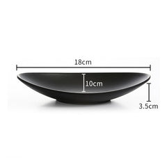Frosted Porcelain Sushi Plate