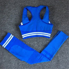 Seamless Yoga Set Sport Wear Women Gym Workout Fitness Clothing Female Sport Suit High Waist Legging Sports Bra Tracksuit