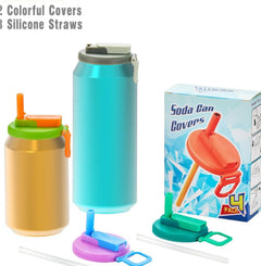 Silicone Soda Can Lid with Straw Hole