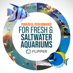 Flipper Edge 2 in 1 Floating Magnetic Aquarium Algae Cleaner (Standard)