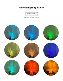 Rotating Water Wave Ambience Lamp