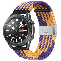 Adjustable Nylon Woven Smartwatch Strap for Garmin, Huawei, Samsung