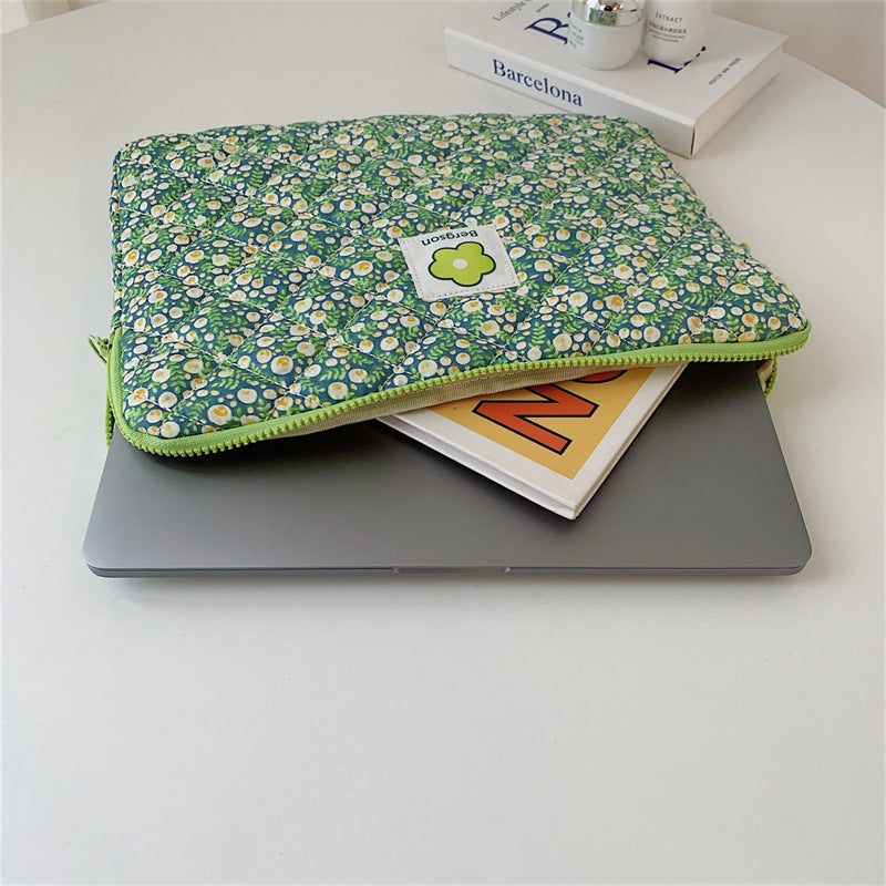 New Style Square Embossed Laptop Inner Pocket for iPad
