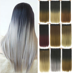 Seamless Clip-In Straight Hair Extension Piece