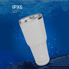 Portable Outdoor Car Cup with Bluetooth Speaker & Insulation