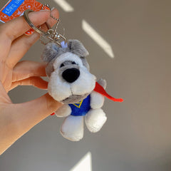 Cute Plush White Sheep Keychain Couple Pendant