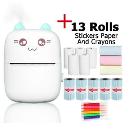 Portable Mini Bluetooth Label & Photo Printer