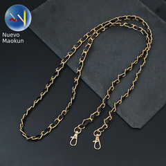 PU Leather Shoulder Bag with Metal Chain Strap