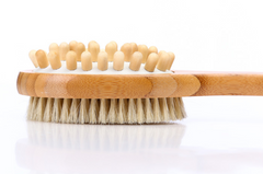 Quality Bamboo Double-Sided Massage Brush with Head
